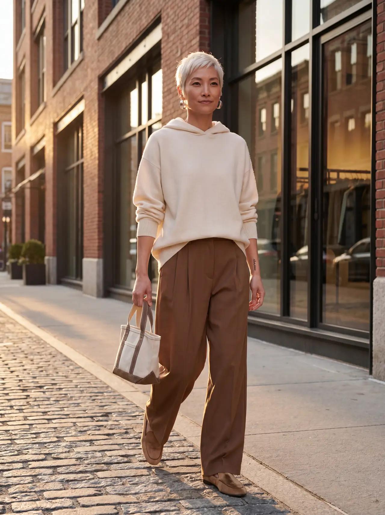 Fashion wearing Sunday run of errands