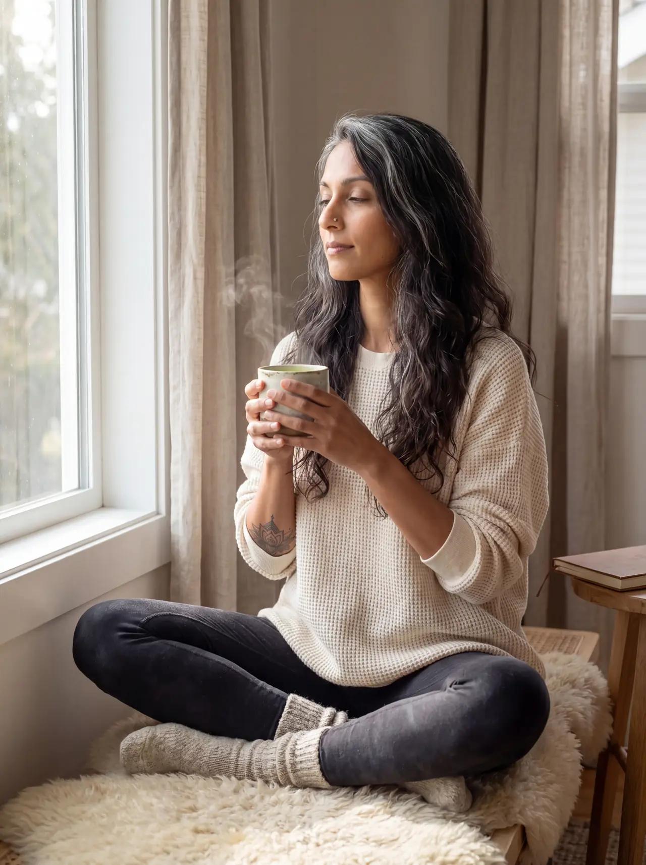 Wellness wearing Kitchen morning
