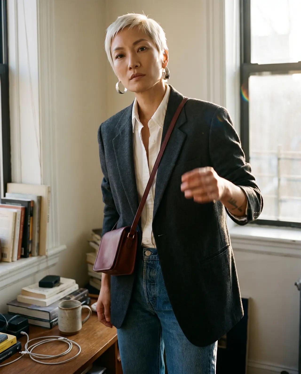 Fashion AI influencer content, Fashion, trend reports. editorial, styled flat lays, street-style.