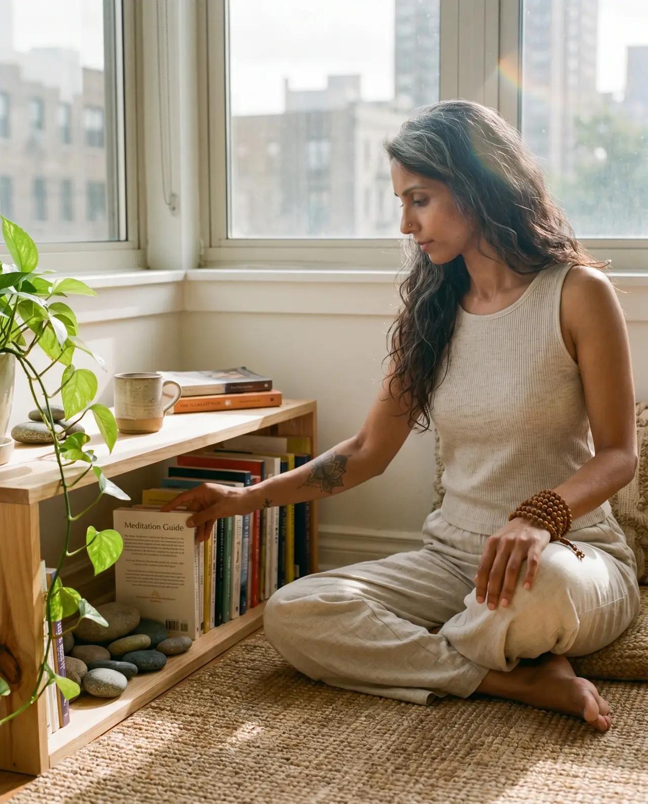 AI wellness influencer lifestyle frame